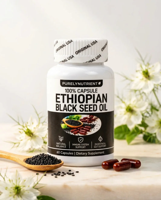 Aceite de Semilla Negra Etíope PURELYNUTRIENT 60 cápsulas
