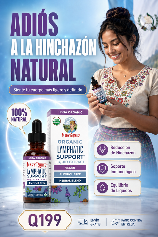 Gotas de apoyo linfático orgánico